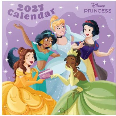 Grupo Erik Disney Princess - Nástěnný kalendář 2027 Grupo Erik Disney Princess - Nástěnný kalendář 2027