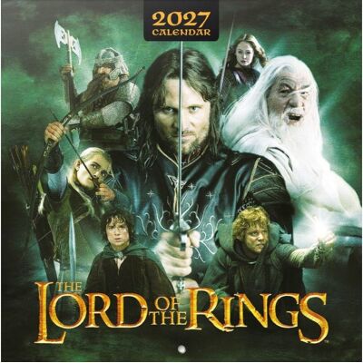 Grupo Erik The Lord Of The Rings - Nástěnný kalendář 2027 Grupo Erik The Lord Of The Rings - Nástěnný kalendář 2027