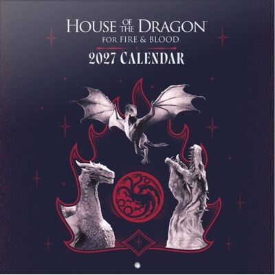 Grupo Erik House of the Dragon - Nástěnný kalendář 2027 Grupo Erik House of the Dragon - Nástěnný kalendář 2027