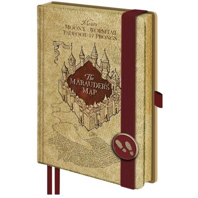 Pyramid Harry Potter: Marauders map - Poznámkový A5 blok Pyramid Harry Potter: Marauders map - Poznámkový A5 blok
