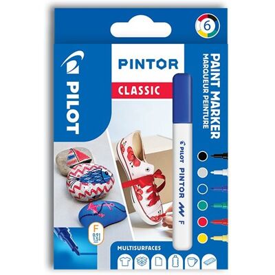 PILOT Pintor F Classic, akrylový, klasické barvy PILOT Pintor F Classic, akrylový, klasické barvy