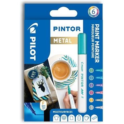 PILOT Pintor F Metal, akrylový, klasické barvy PILOT Pintor F Metal, akrylový, klasické barvy