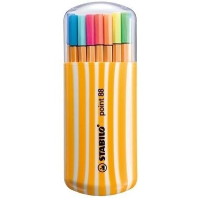 STABILO point 88 Zebrui 20 ks včetně 5 neon barev STABILO point 88 Zebrui 20 ks včetně 5 neon barev