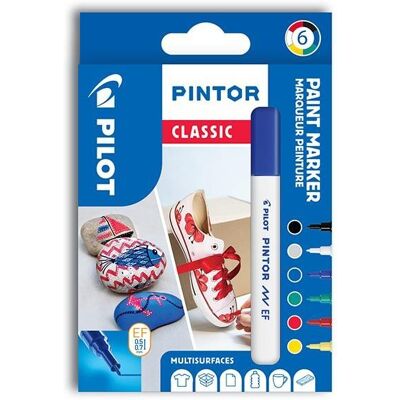 PILOT Pintor Extra Fine Classic, sada 6 ks PILOT Pintor Extra Fine Classic, sada 6 ks