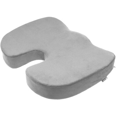 CONNECT IT FOR HEALTH AlfaPro Anatomický polštář na židli, šedá CONNECT IT FOR HEALTH AlfaPro Anatomický polštář na židli, šedá