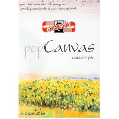 KOH-I-NOOR 9920 CANVAS A3, 280 g/m2, 10 listů KOH-I-NOOR 9920 CANVAS A3, 280 g/m2, 10 listů