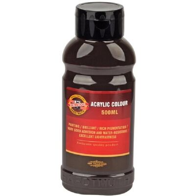 KOH-I-NOOR 1627/0610 500 ml, hněď tmavá KOH-I-NOOR 1627/0610 500 ml, hněď tmavá