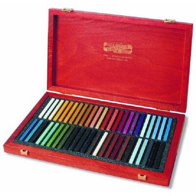 KOH-I-NOOR Gioconda 8196/48 olejové křídy v dřevěné kazetě 48 ks KOH-I-NOOR Gioconda 8196/48 olejové křídy v dřevěné kazetě 48 ks