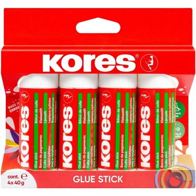 KORES Lepicí tyčinka 4 × 40 g KORES Lepicí tyčinka 4 × 40 g