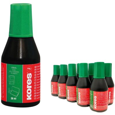 KORES 28 ml zelená - balení 10 ks KORES 28 ml zelená - balení 10 ks