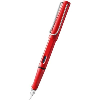 LAMY safari Shiny Red plnicí pero LAMY safari Shiny Red plnicí pero