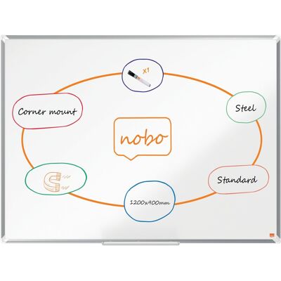 NOBO Premium Plus 120 x 90 cm, bílá NOBO Premium Plus 120 x 90 cm, bílá
