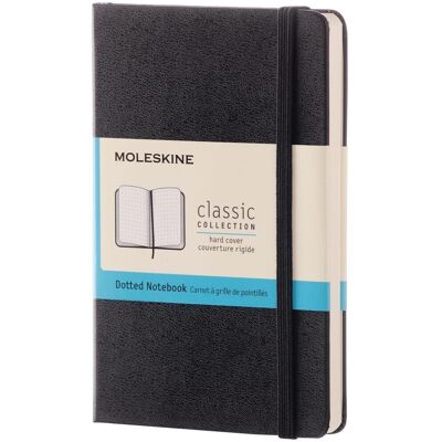 MOLESKINE S, tvrdé desky, tečkovaný, černý MOLESKINE S, tvrdé desky, tečkovaný, černý
