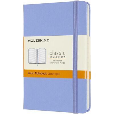 MOLESKINE S, tvrdé desky, linkovaný, nebesky modrý MOLESKINE S, tvrdé desky, linkovaný, nebesky modrý