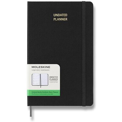 MOLESKINE UNI L, tvrdé desky, černý MOLESKINE UNI L, tvrdé desky, černý