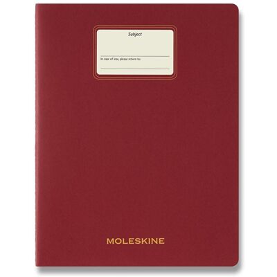 MOLESKINE Student XXL, čistý, červený MOLESKINE Student XXL, čistý, červený