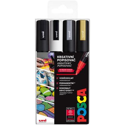 Posca PC-5M Střední kulová špička - Pestré barvy Posca PC-5M Střední kulová špička - Pestré barvy