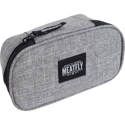 Meatfly XL Pencil Case, Grey Heather Meatfly XL Pencil Case, Grey Heather