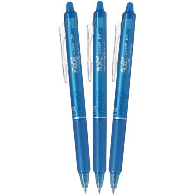 PILOT FriXion Clicker 07 / 0.35 mm, světle modré - balení 3 ks PILOT FriXion Clicker 07 / 0.35 mm, světle modré - balení 3 ks