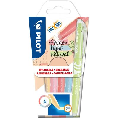 PILOT FriXion Light Natural Colors Colors 1.0 - 3.3 mm, sada 6 barev PILOT FriXion Light Natural Colors Colors 1.0 - 3.3 mm, sada 6 barev