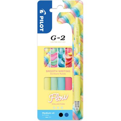 PILOT G-2 Flow 07 / 0.32 mm - sada 4 ks PILOT G-2 Flow 07 / 0.32 mm - sada 4 ks