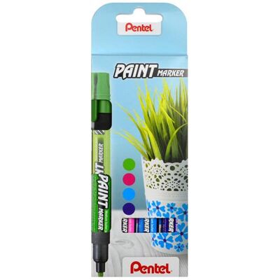 PENTEL MMP20-4COL Paint Marker, zářivé barvy - sada 4 ks PENTEL MMP20-4COL Paint Marker, zářivé barvy - sada 4 ks