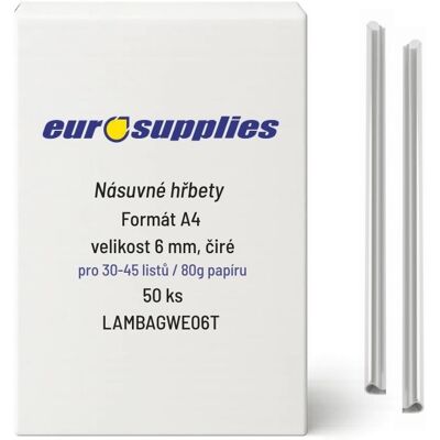 EUROSUPPLIES násuvný 6 mm čirý - balení 50 ks EUROSUPPLIES násuvný 6 mm čirý - balení 50 ks