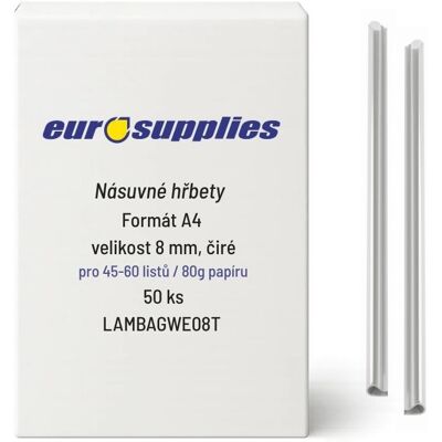 EUROSUPPLIES násuvný 8 mm čirý - balení 50 ks EUROSUPPLIES násuvný 8 mm čirý - balení 50 ks