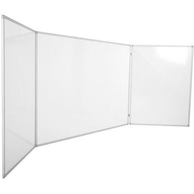 ROCADA 6728, třídílná, zavírací, hliníkový rám, 240 x 90 cm (zavřená 120 x 90 cm), smaltovaná, bílá ROCADA 6728, třídílná, zavírací, hliníkový rám, 240 x 90 cm (zavřená 120 x 90 cm), smaltovaná, bílá