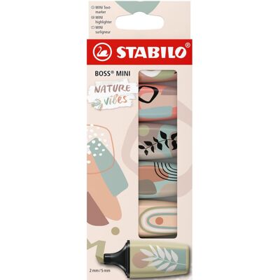 STABILO BOSS MINI Naturevibes - sada 6 barev STABILO BOSS MINI Naturevibes - sada 6 barev