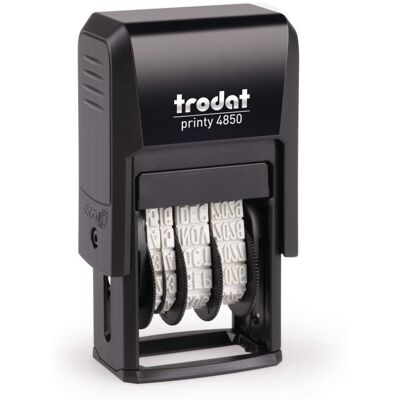 TRODAT 4850/2 CZ - datum a text "ZAPLACENO" TRODAT 4850/2 CZ - datum a text "ZAPLACENO"