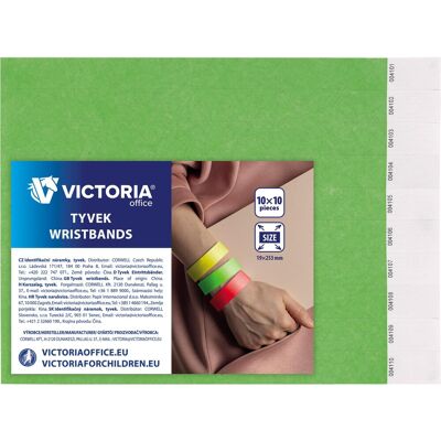 VICTORIA Tyvek® 100 ks, neon zelené VICTORIA Tyvek® 100 ks, neon zelené