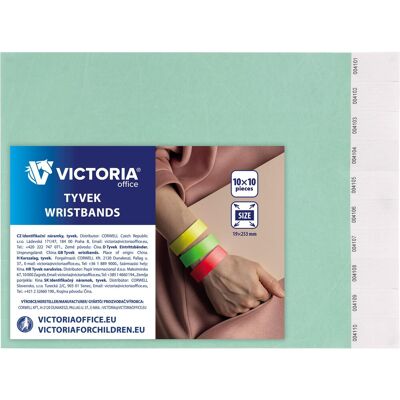 VICTORIA Tyvek® 100 ks, tyrkysové VICTORIA Tyvek® 100 ks, tyrkysové