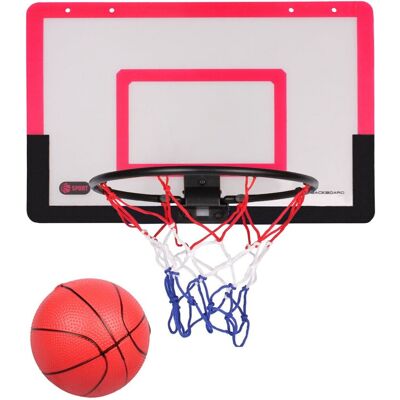 Merco Teamer basketbalový koš s deskou červený Merco Teamer basketbalový koš s deskou červený