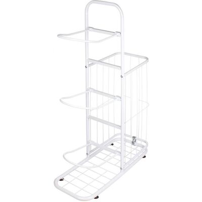 Merco Multisport 3 stojan na sportovní pomůcky bílá 1 ks Merco Multisport 3 stojan na sportovní pomůcky bílá 1 ks