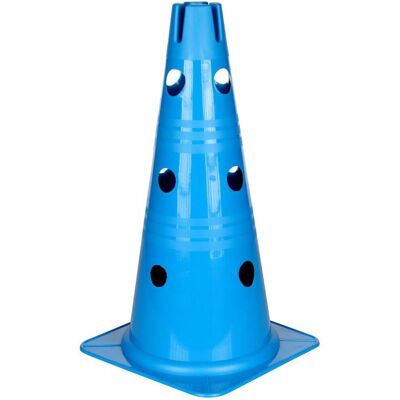Merco Multipack 4 ks Vario kužel s otvory, modrý, 38 cm Merco Multipack 4 ks Vario kužel s otvory, modrý, 38 cm