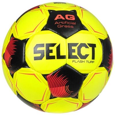 Select Fotbalový míč FB Flash Turf žluto červená Select Fotbalový míč FB Flash Turf žluto červená