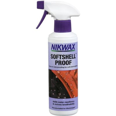 Nikwax SoftShell Proof Voděodolný Sprej - 300ml - Softshell Ochrana Nikwax SoftShell Proof Voděodolný Sprej - 300ml - Softshell Ochrana