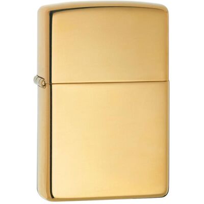 Zippo High Polish Brass zapalovač 24002 Zippo High Polish Brass zapalovač 24002