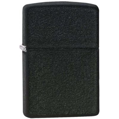 ZIPPO Zapalovač Black Crackle ZIPPO Zapalovač Black Crackle