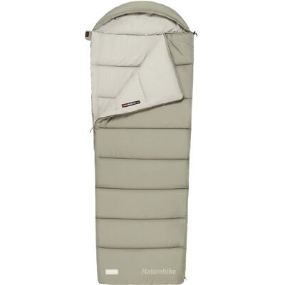 Naturehike Spacák MS500 s kapucí 2,2 kg, světle zelený, pravý Naturehike Spacák MS500 s kapucí 2,2 kg, světle zelený, pravý