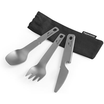 Naturehike titanová skládací sada příborů - 40g Naturehike titanová skládací sada příborů - 40g