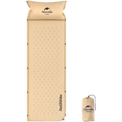 Naturehike samonafukovací karimatka s nafukovacím polštářem 1100g zlatá Naturehike samonafukovací karimatka s nafukovacím polštářem 1100g zlatá