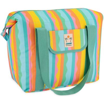 Spokey San Remo Termotaška 28 l, barevné pruhy Spokey San Remo Termotaška 28 l, barevné pruhy
