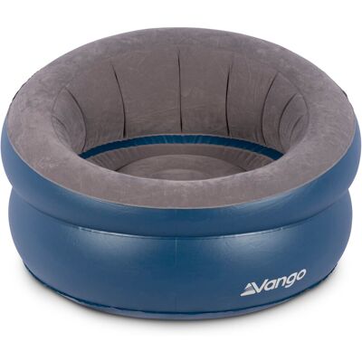Vango Inflatable Donut Flocked Chair DLX Dark Blue Vango Inflatable Donut Flocked Chair DLX Dark Blue