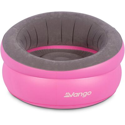 Vango Inflatable Donut Flocked Chair DLX Pink Vango Inflatable Donut Flocked Chair DLX Pink