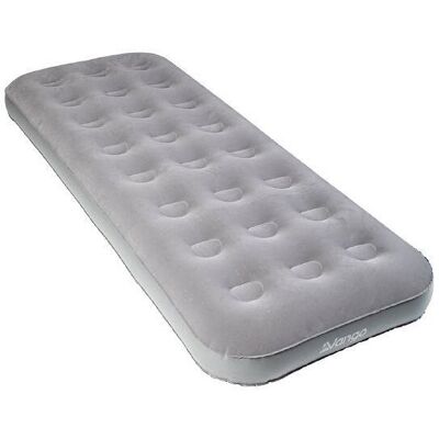 Vango Single Flocked Airbed Single Dark Grey Vango Single Flocked Airbed Single Dark Grey