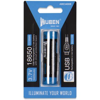 Wuben 18650 ABE3400R USB single Wuben 18650 ABE3400R USB single