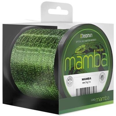 Kamuflážní vlasec Mamba 0,26mm 11,4lbs 600m Kamuflážní vlasec Mamba 0,26mm 11,4lbs 600m