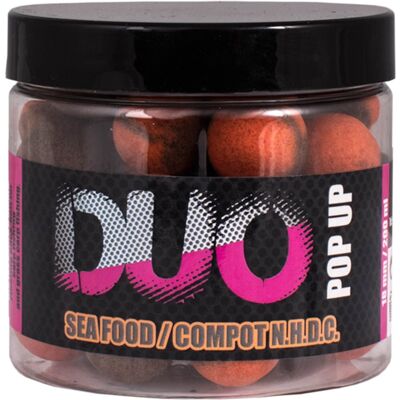 LK Baits Pop-Up DUO X-Tra Sea Food/Compot NHDC 18mm 200ml LK Baits Pop-Up DUO X-Tra Sea Food/Compot NHDC 18mm 200ml